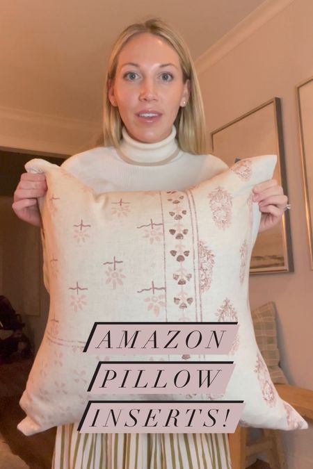 Amazon down feather pillow inserts i use! 

#LTKunder50 #LTKhome #LTKFind