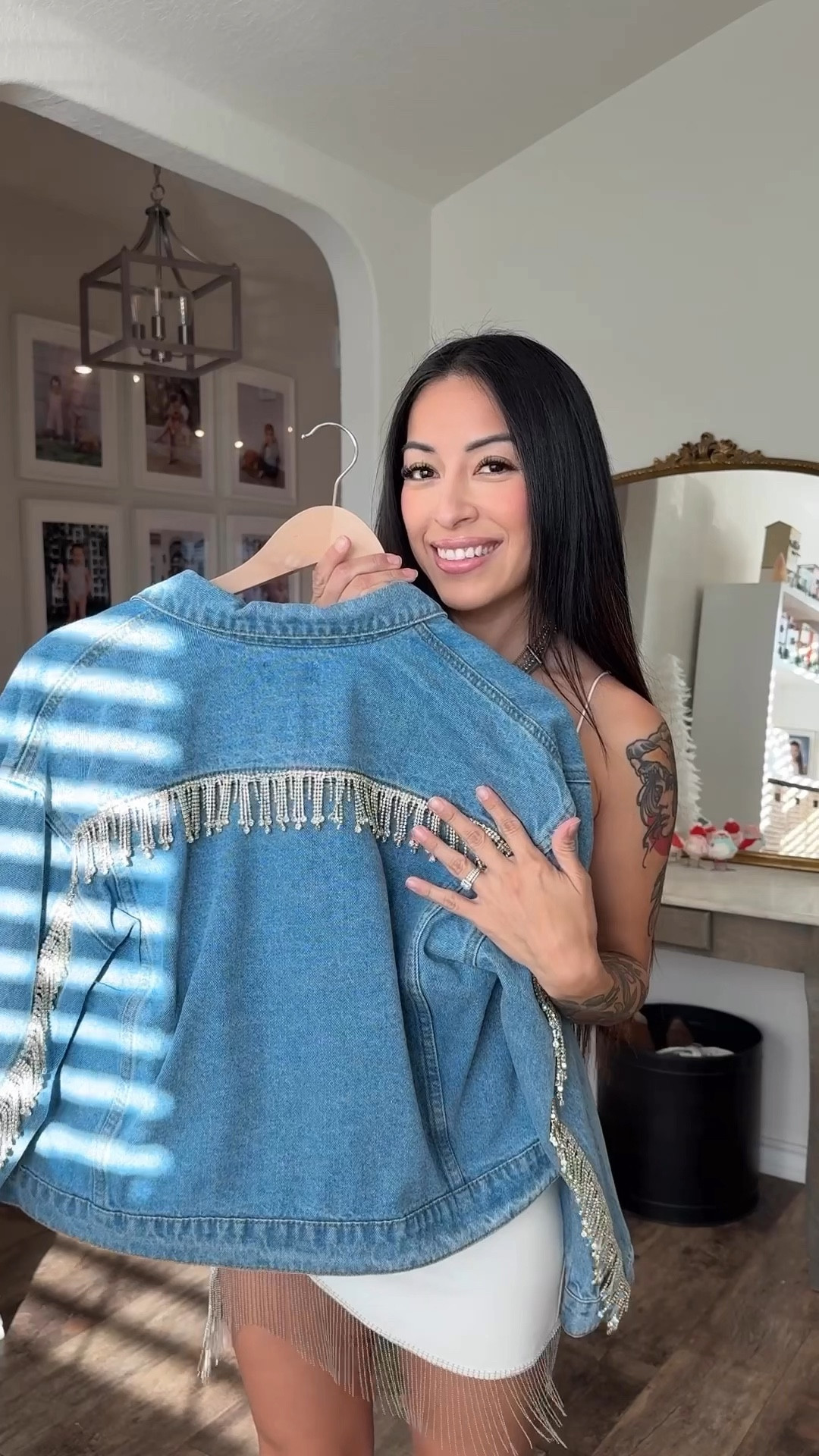 ✨NFR OUTFIT INSPO | Day 2 OF 7✨
A classic denim + rhinestones look 💎 

Dress + Fringe Jacket : @revolve 
Jewelry: @yellowrosebykendrascott 
Boots: @vincecamuto 
Hat: @officialrhinestonecowgirl 

#westernstyle #westernwear #westernfashion #westernlifestyle #texasfashion #nfrfashion #nfrstyle #cowgirlstyle #rodeofashion #westernstyle #cowboyboots #countryfashion #westernoutfit #nfr2024 #nfrfashioninspo

#LTKStyleTip #LTKShoeCrush