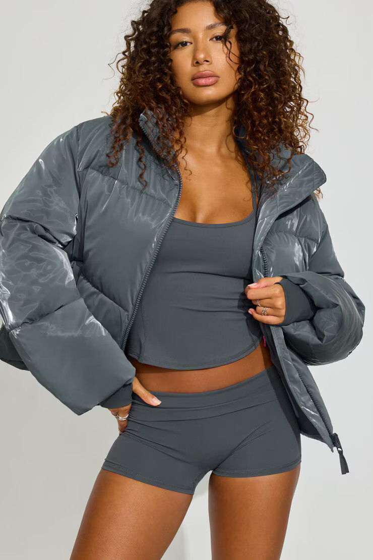 Shiny Puffer Jacket | Garage Clothing