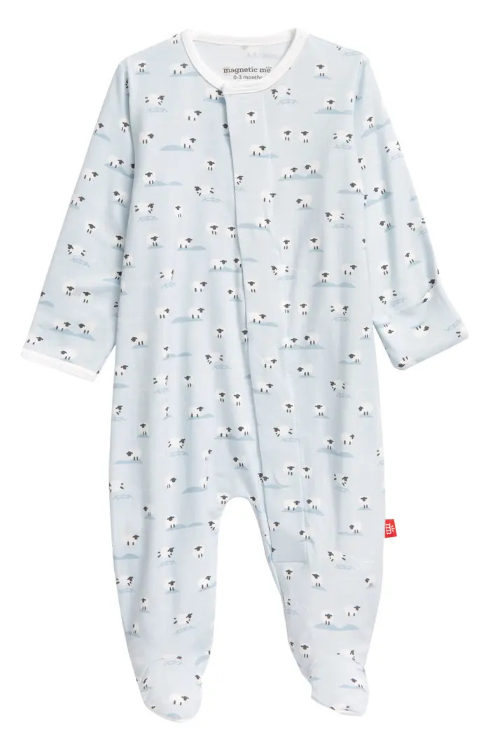Baa Baa Baby Sheep Print Footie | Nordstrom
