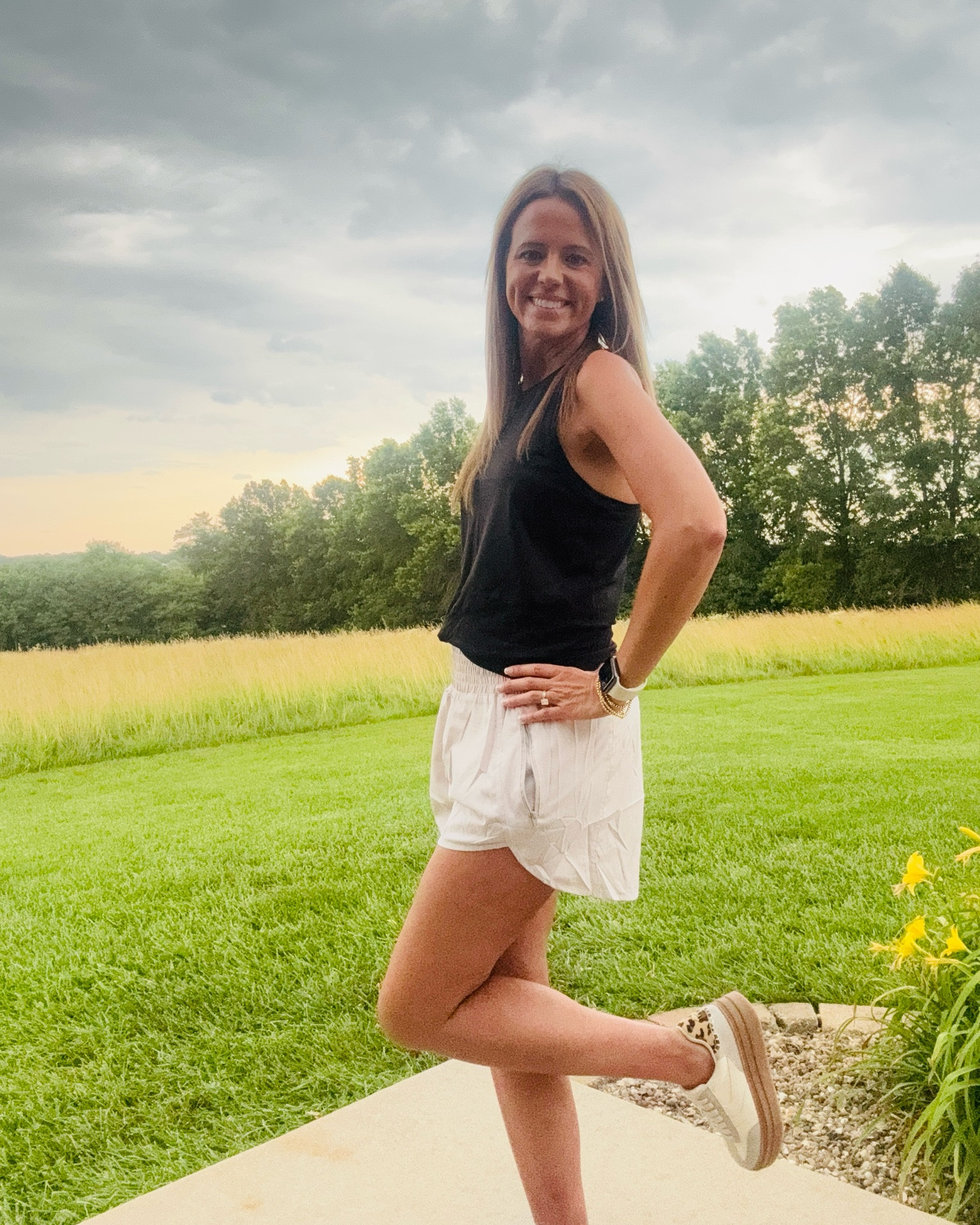Current mood: Cute, comfy… with just a little leopard sass. 😉🤍

These are hands-down my favorite BMJL shorts paired with this buttery-soft CRZ Yoga tank. The combo is lightweight, flattering, and perfect for everything from running errands to grabbing coffee or enjoying a summer evening.

And can we talk about the shoes? 👀 That little pop of leopard on the heel is just enough to add some personality without trying too hard. Sometimes it’s the little details that make the whole outfit.

Everything is from Amazon, and yes… it’s as comfy as it looks! 🤍

#AmazonFashion #AmazonFinds #SummerStyle #MidwestMamaStyle #OOTD #CasualChic #CRZYoga #BMJLShorts #ComfyStyle #LeopardLove #EverydayFashion #LTKStyle

#LTKootd #LTKmomlife #LTKActive