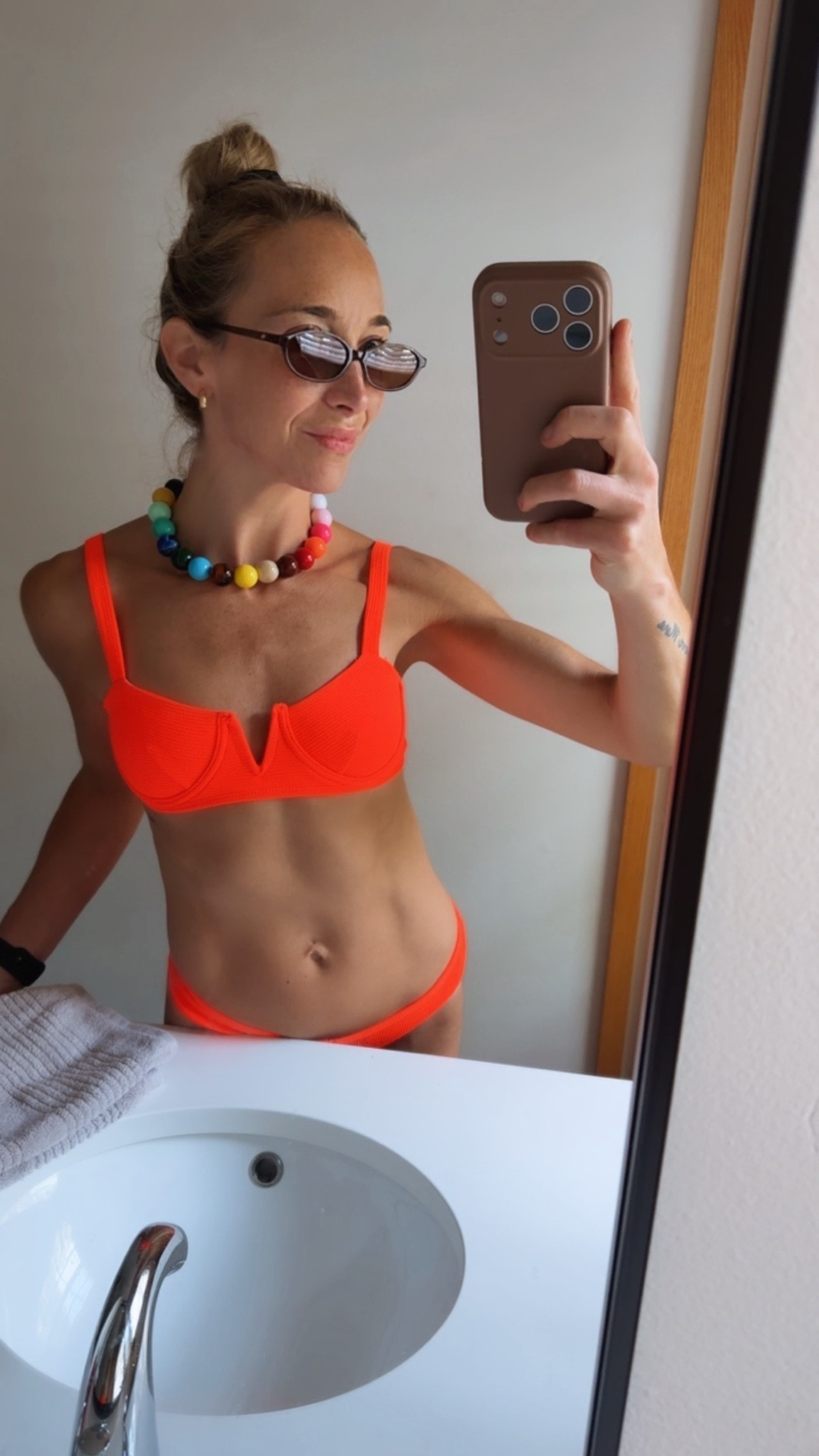 Neon Bikini + Fun Colorful Accessories = ON TREND for 2026!

Large Round Beaded Choker Necklace in Rainbow 🌈  UNDER $10!
  👉🏻 chunky beaded necklace comes in many beautiful colors, sizes, and shapes!

🕶️ HERJOUR Polarized Retro Oval Cat Eye Sunnies with UV-protection 
      👉🏻 i’m wearing Brown/Brown

👙 Underwire Bikini (TTS): Small
       ^ sold out - I tagged similar ones

.
.
Designer-Inspired Summer Accessories from Amazon!
Budget-Friendly Fashion Finds
Women’s Summer Outfits
Travel Outfits
Beach Vacation Outfits
Women’s Sunglasses
Women’s Beaded Jewelry
vacation outfits beach
beach outfits
casual summer outfits
resort wear 2026
retro cat eye sunglasses
thin sunnies under $15

#LTKootd #LTKSwim #LTKgrwm