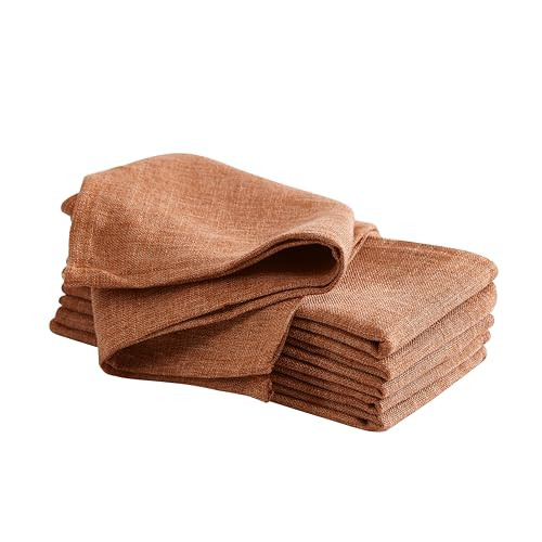 Laura Ashley Harper Set of 6 Napkins, 18" x 18", Spice | Amazon (US)