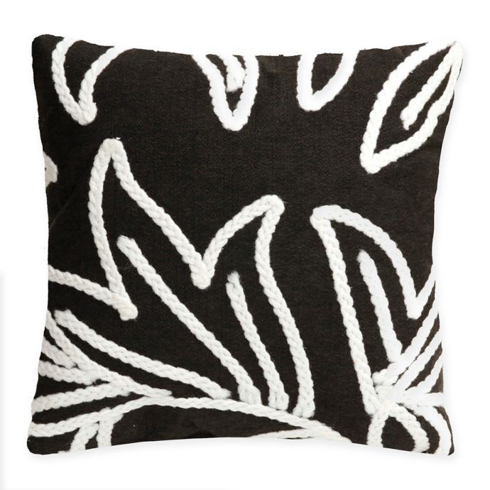 Liora Manne© Crochet Flower Square Indoor/Outdoor Throw Pillow | Bed Bath & Beyond