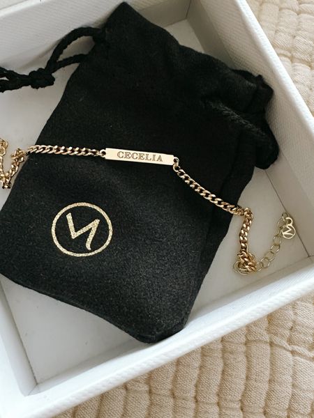 Sweetest Mother’s Day gift 🥺 engravable 14k  gold bracelet!!! 

Mom to be, first time mom, Mother’s Day gift guide, gifts for mom, new mom, maternity, pregnancy, dainty gold jewelry, fine jewelry 

#LTKSeasonal #LTKGiftGuide