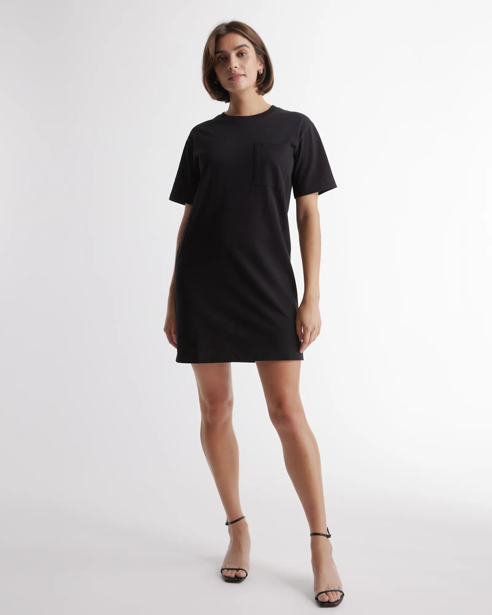 100% Organic Cotton Relaxed T-Shirt Dress | Quince