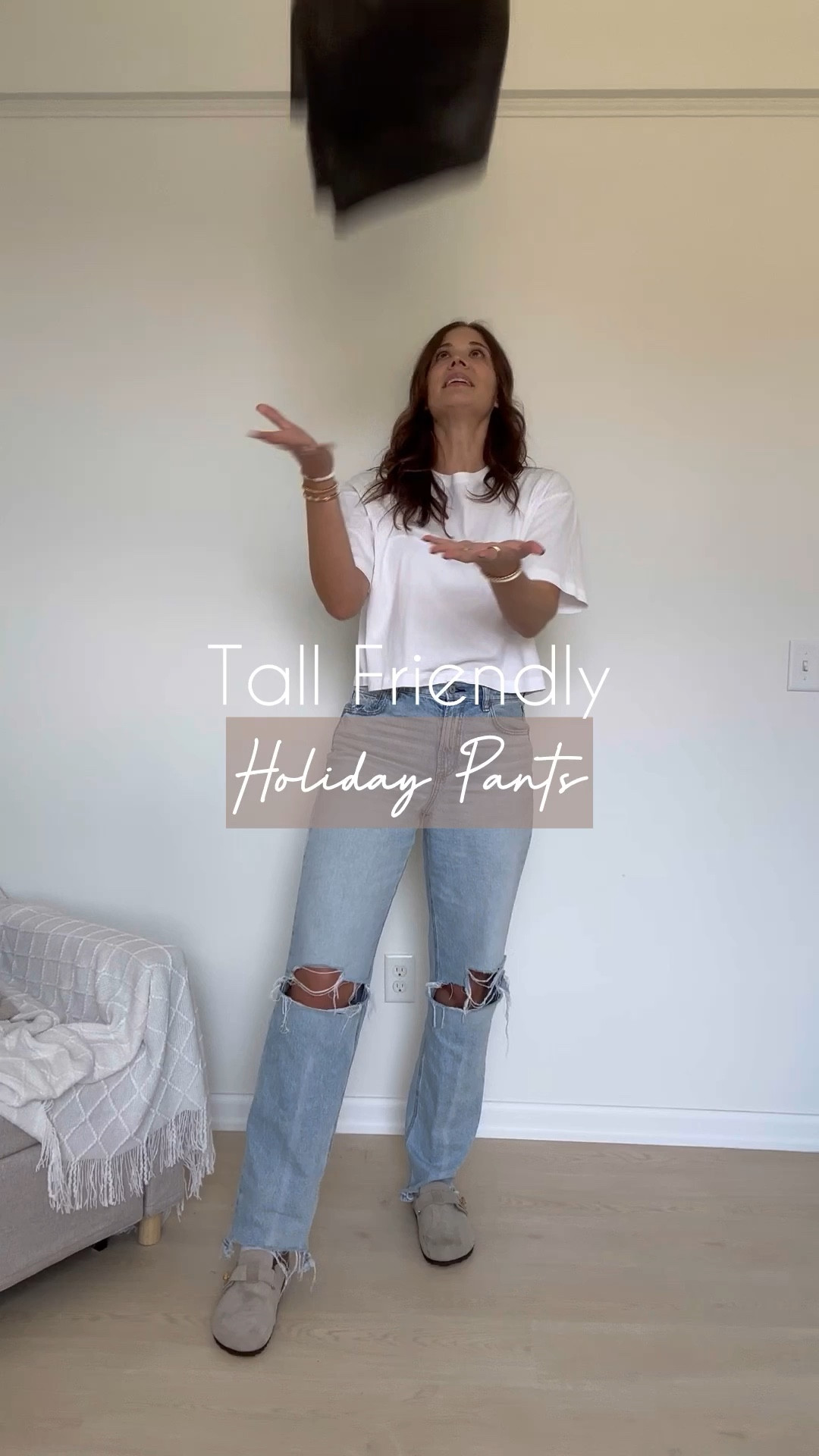 Black shimmer pants, silver shimmer pants, and faux leather loose pants all on deal for $30! I am wearing all styles in size 10 tall. 

#LTKHoliday #LTKSaleAlert #LTKVideo