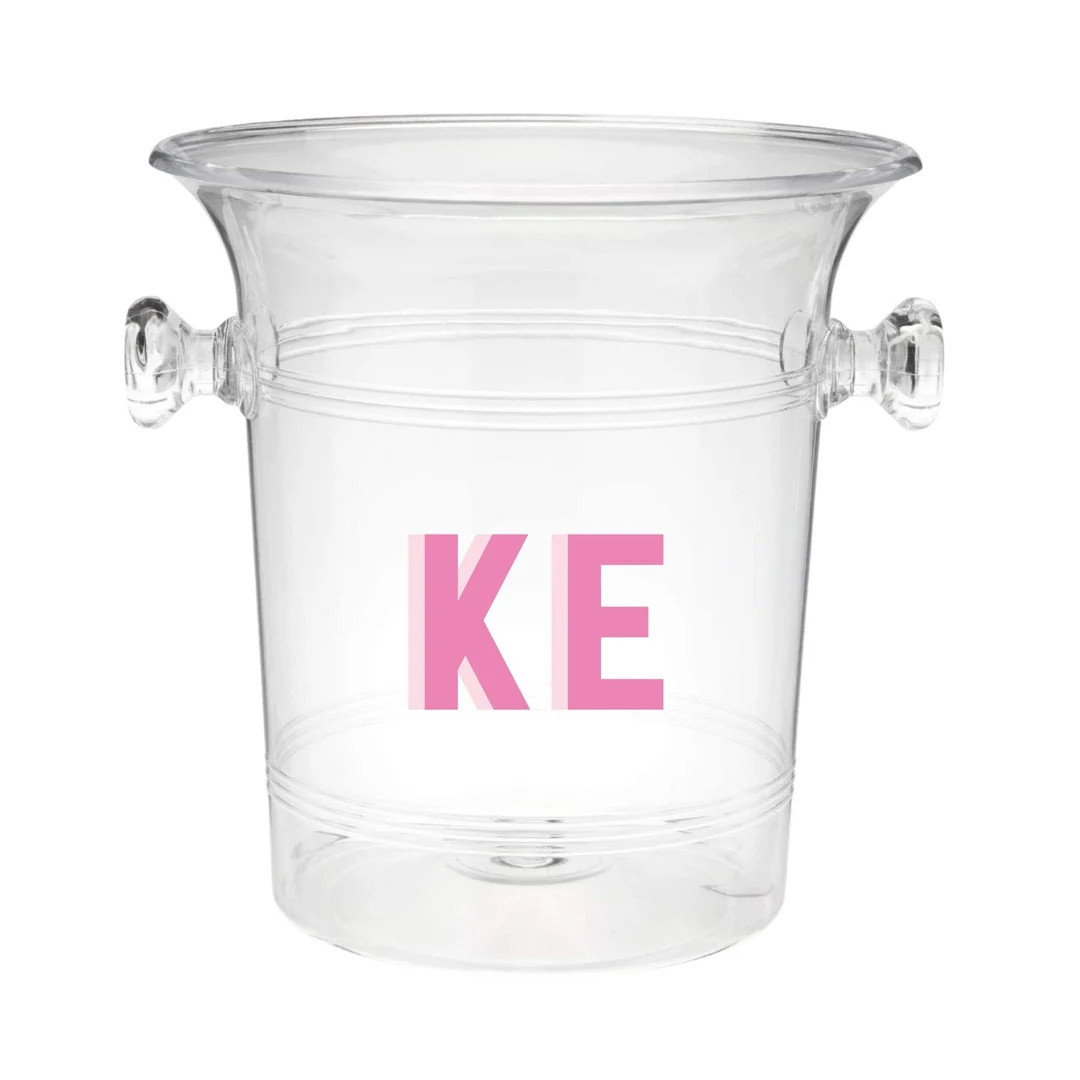Custom Shadow Monogram Ice Bucket Housewarming Present // - Etsy | Etsy (US)