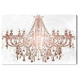 The Oliver Gal Artist Co. Fashion Wall Art Canvas Prints 'Glitz and Glam Chandellier' Home Décor, 15 | Amazon (US)
