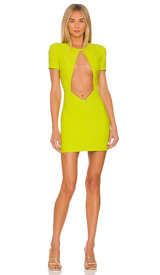 Sara Mini Dress in Lime Green Sexy Dress Sexy Outfits Sexy Date Night Outfits Winter 2025 Outfits | Revolve Clothing (Global)