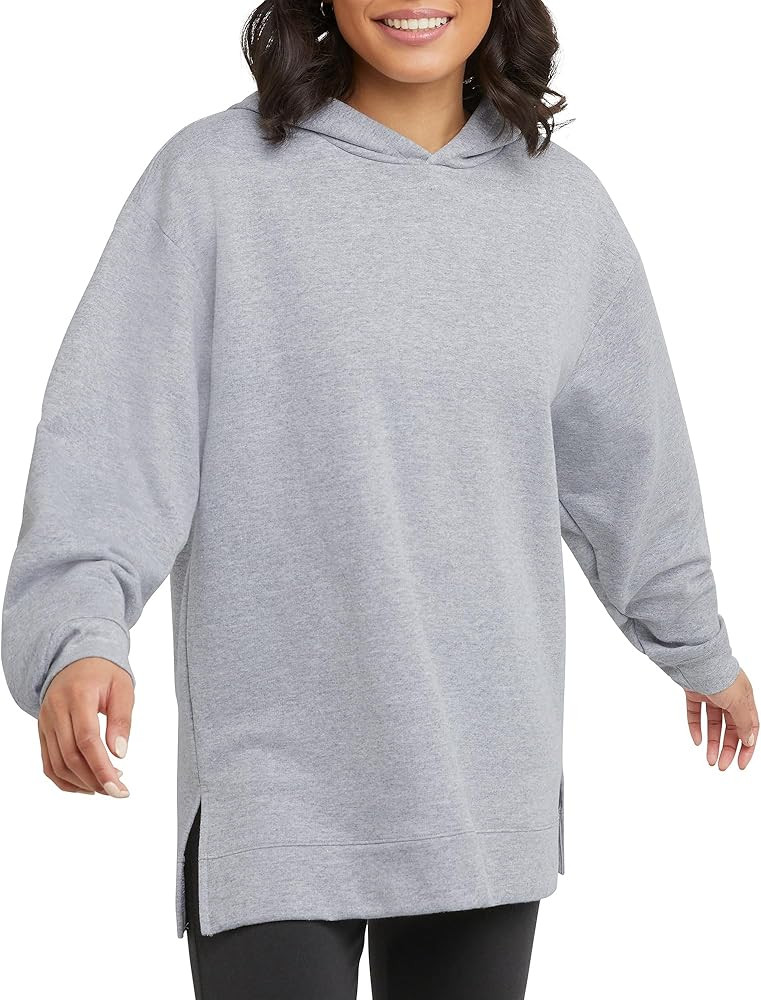 Hanes Women's Ecosmart Fleece Hoodie, Midweight Sweatshirt for Women, Kanga Pocket | Amazon (US)