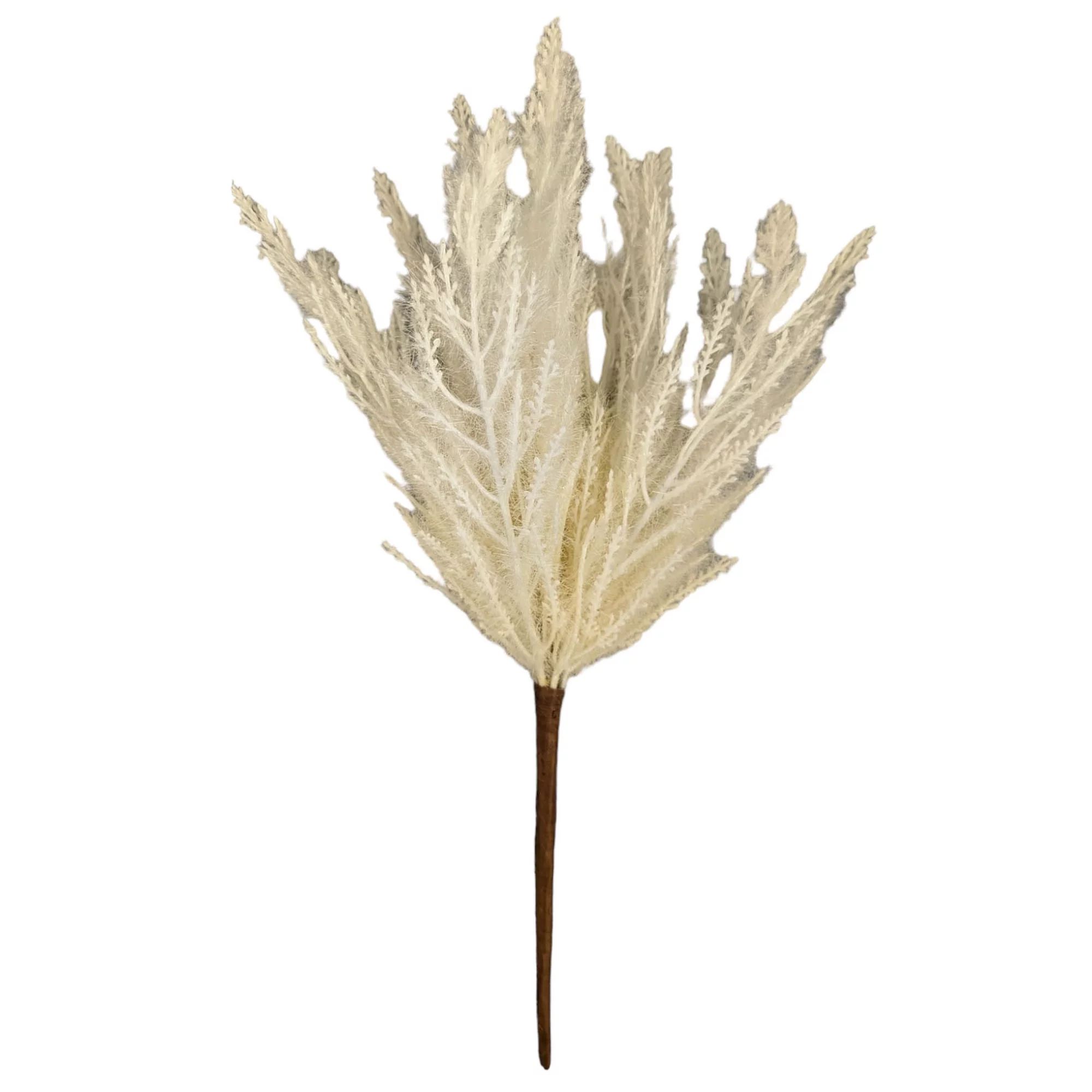 Mainstays 18" White Pampas Grass Artificial Flower Bush - Walmart.com | Walmart (US)