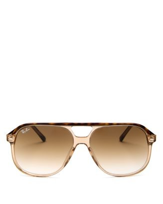 Brow Bar Aviator Sunglasses, 56mm | Bloomingdale's (US)