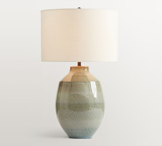 Ezra Ceramic Table Lamp (22"-30") | Pottery Barn (US)