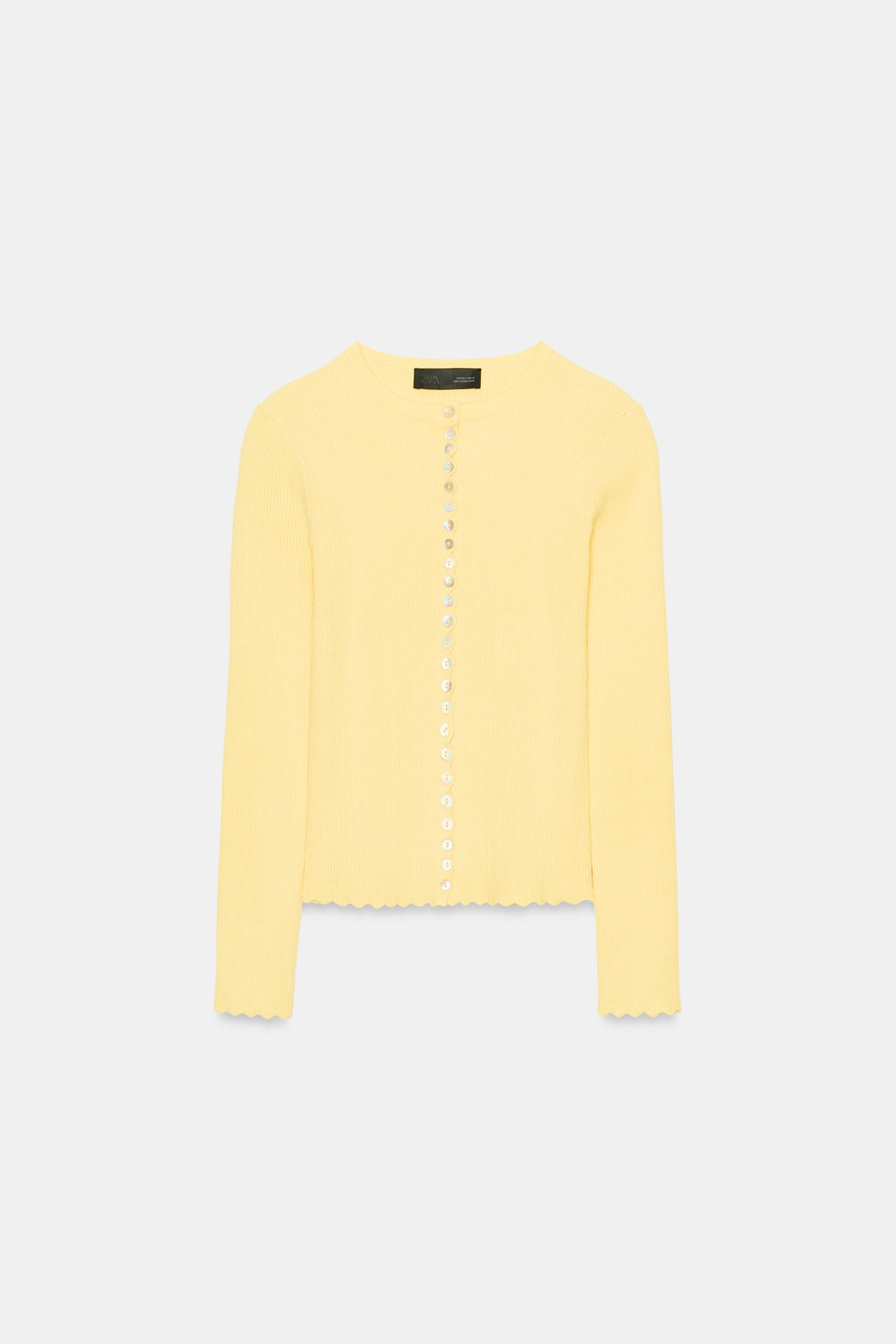 RIB KNIT CARDIGAN | Zara US