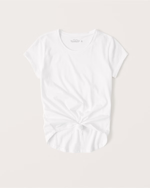 Knotted Crew Tee | Abercrombie & Fitch (US)