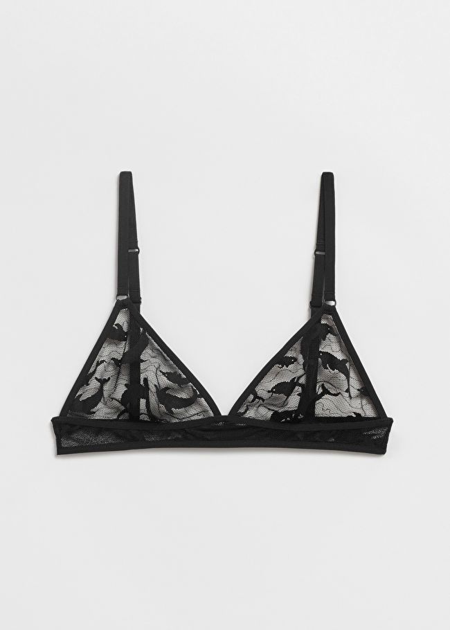 Lace Triangle Bra | & Other Stories US