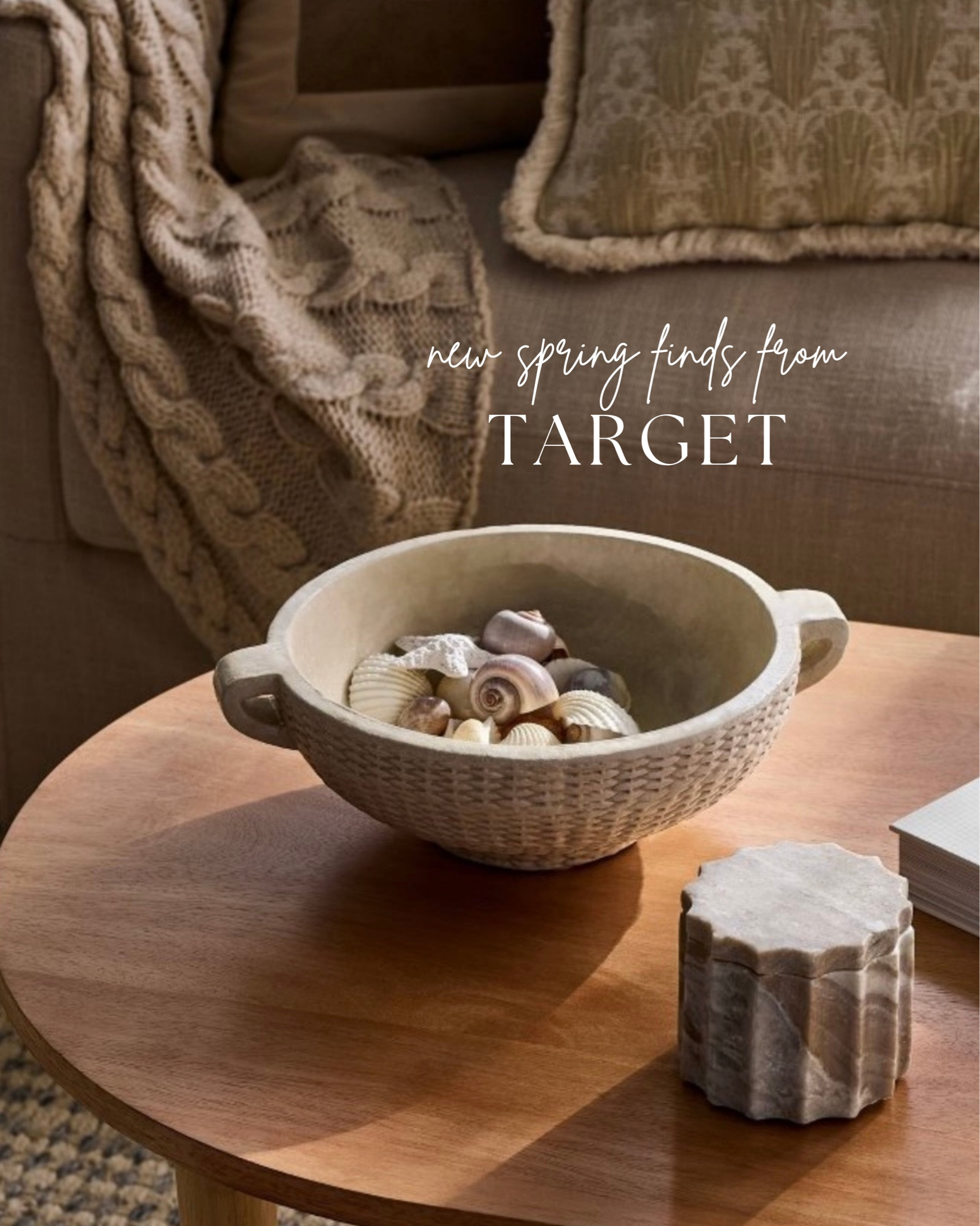I had to stop in and check out some of the new spring arrivals at Target 🎯 🌸 A lot of coastal inspired decor, but plenty of classic, neutral finds too!

#LTKHome