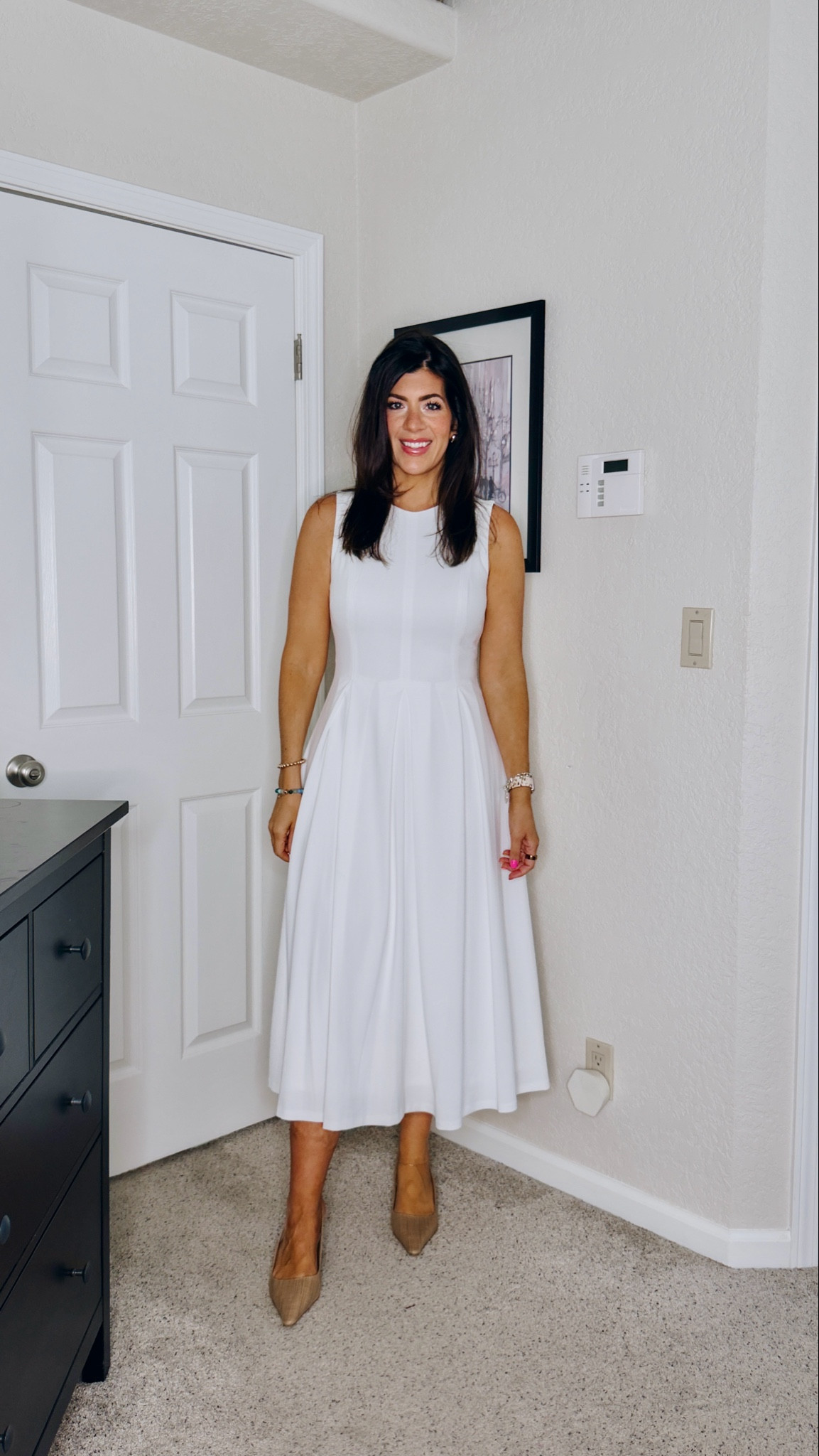 In an 8 ponte crepe dress

#LTKWorkwear #LTKMidsize #LTKSaleAlert