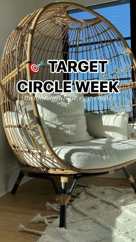 How cute is this mini egg chair? These can be used outdoor or indoor like my girls do for a reading nook!

Bedroom / outdoor furniture / target circle / target home / patio furniture / pool furniture / teen room / neutral rug / toddler room 

#LTKhome #LTKkids #LTKsalealert