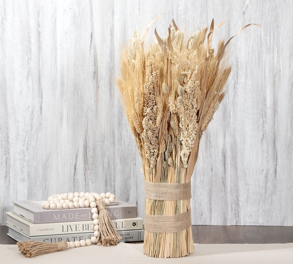 Dried Fall Grain Wheat Stack | Pottery Barn (US)
