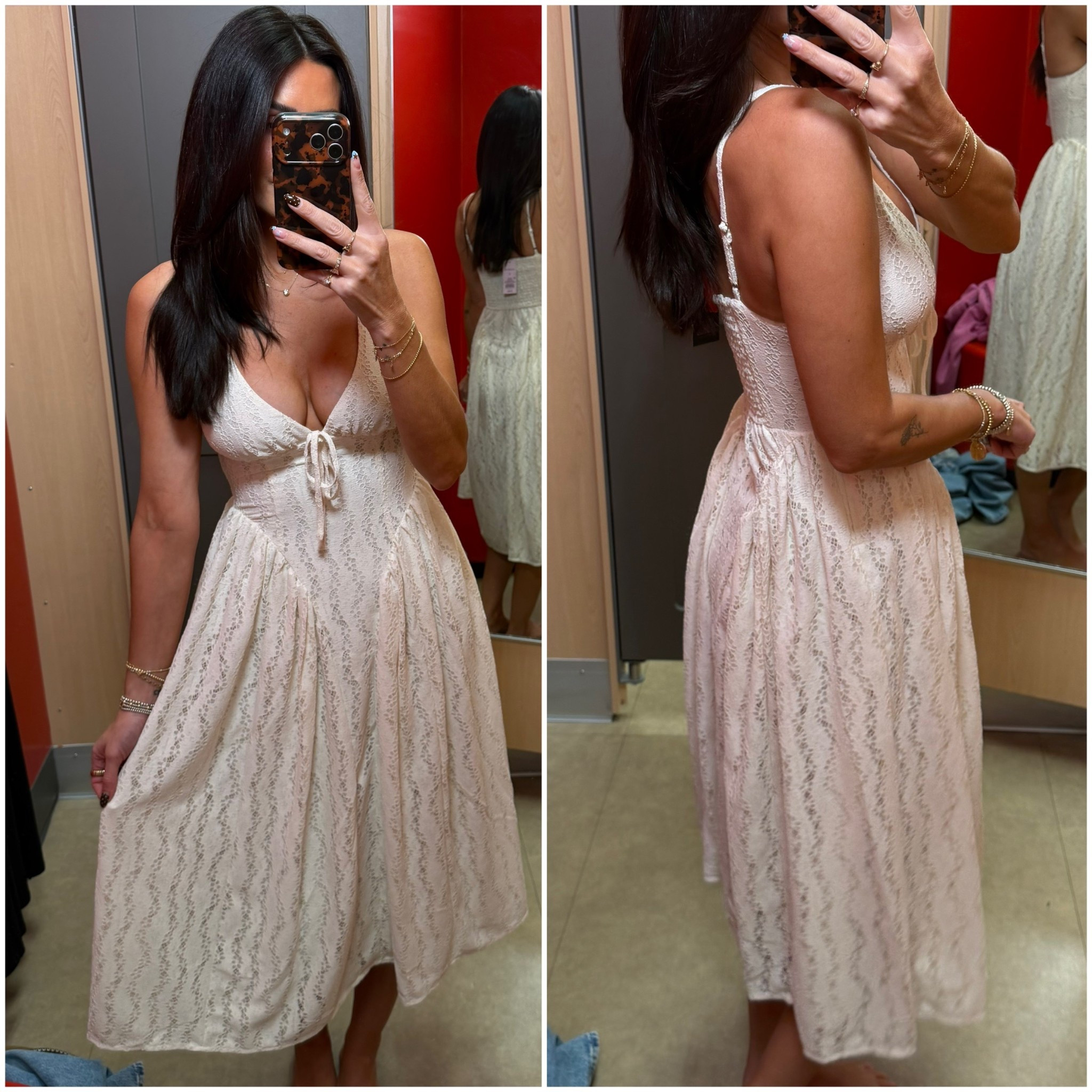 Lace empire waist dress. Size small 

#LTKOver40 #LTKFestival #LTKTall