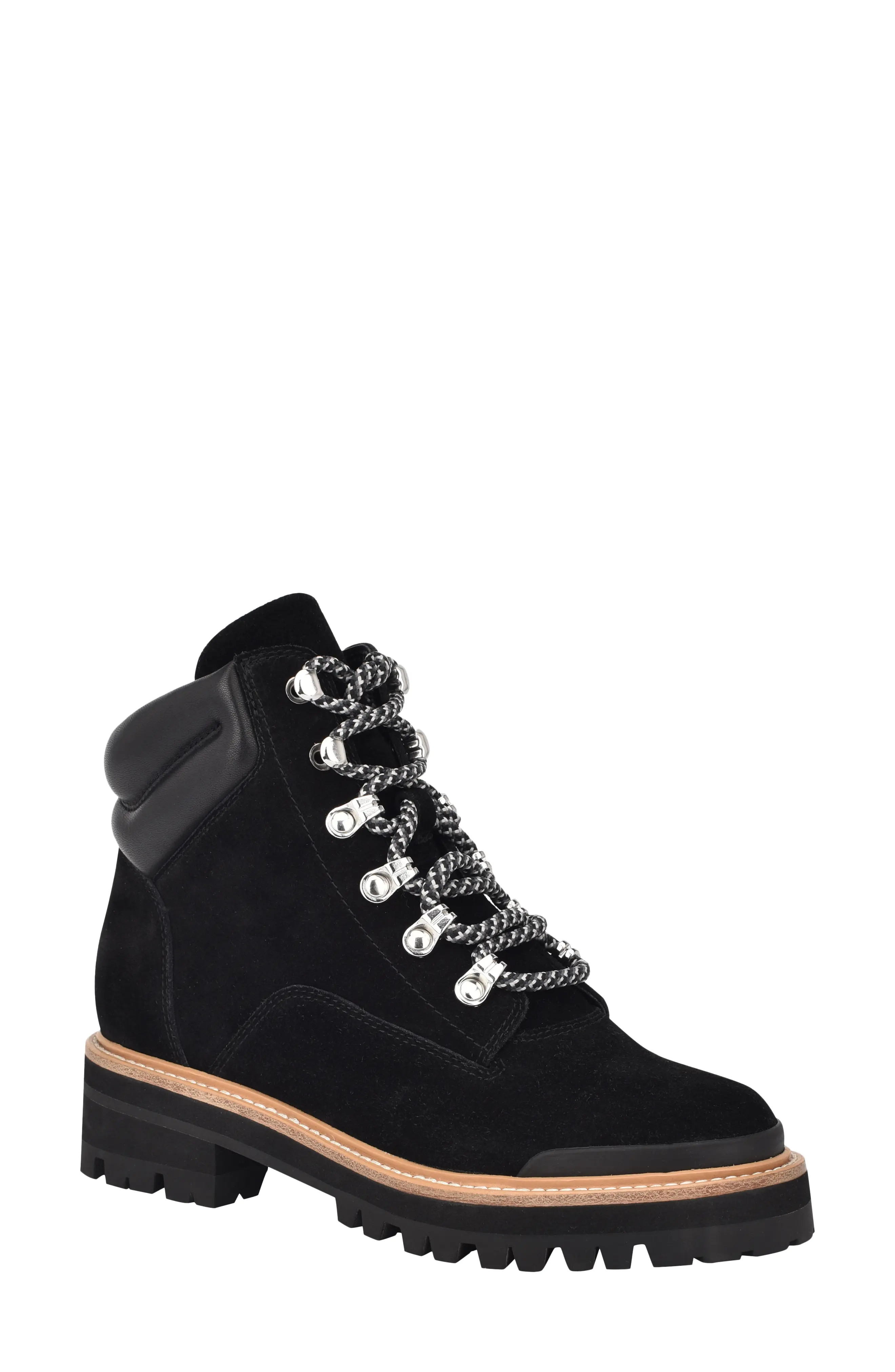 Women's Marc Fisher Ltd Idaran Hiking Boot, Size 8 M - Black | Nordstrom
