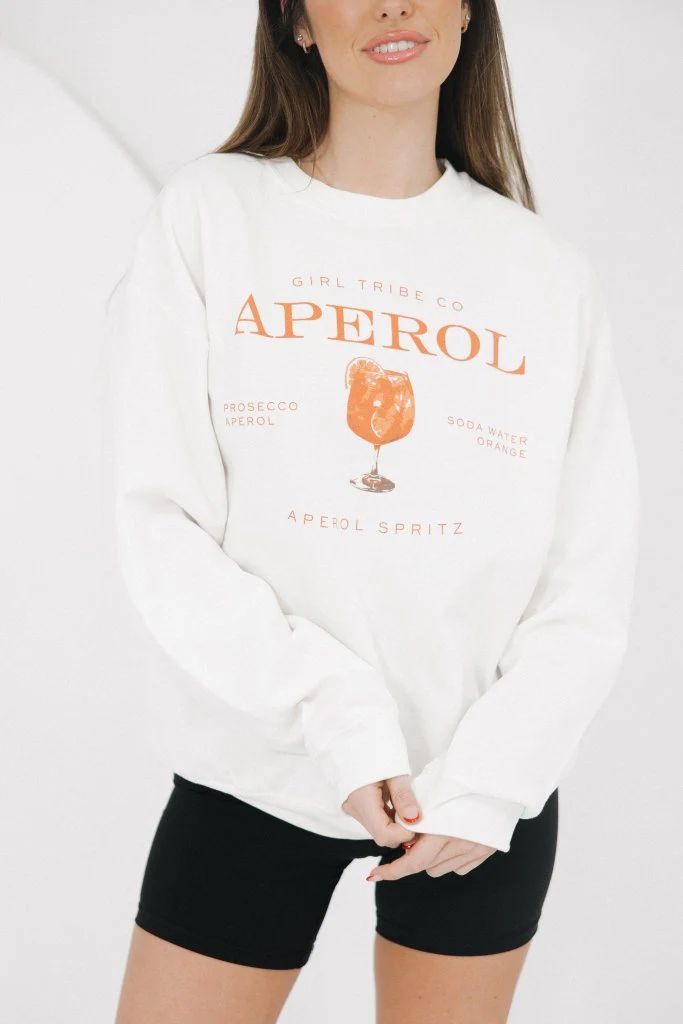 Aperol Spritz Sweatshirt - Girl Tribe Co. | Girl Tribe Co.