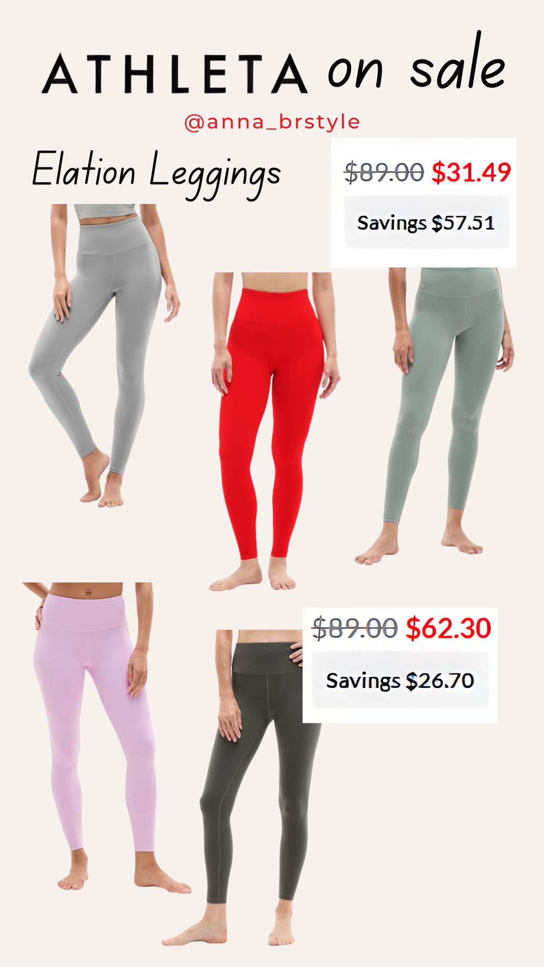 Athleta sale, extra 30% off, Elation leggings on sale, Athleta leggings on sale, gym must haves, workout must haves, annabrstyle. 

 #LTKActive #LTKSaleAlert #LTKFindsUnder100