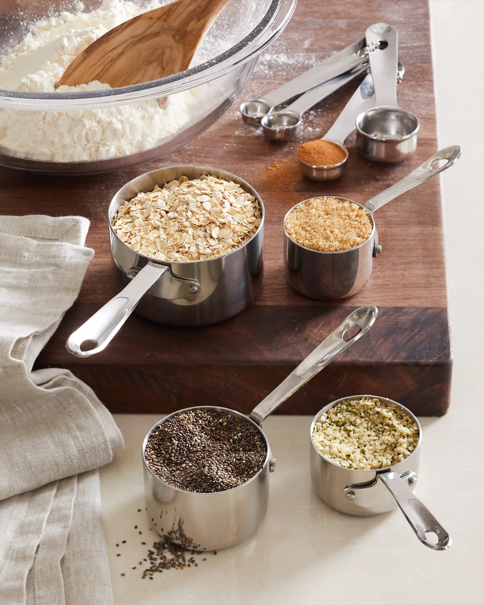 Stainless Steel Measuring Cups & Spoons Set | Quince