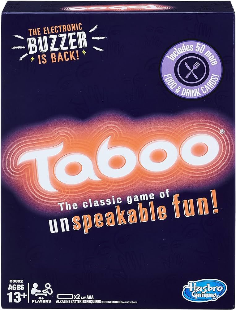 Hasbro Gaming Taboo Party Board Game With Buzzer for Kids Ages 13 and Up (Amazon Exclusive) | Amazon (US)