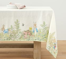 Peter Rabbit™ Linen/Cotton Tablecloth | Pottery Barn (US)