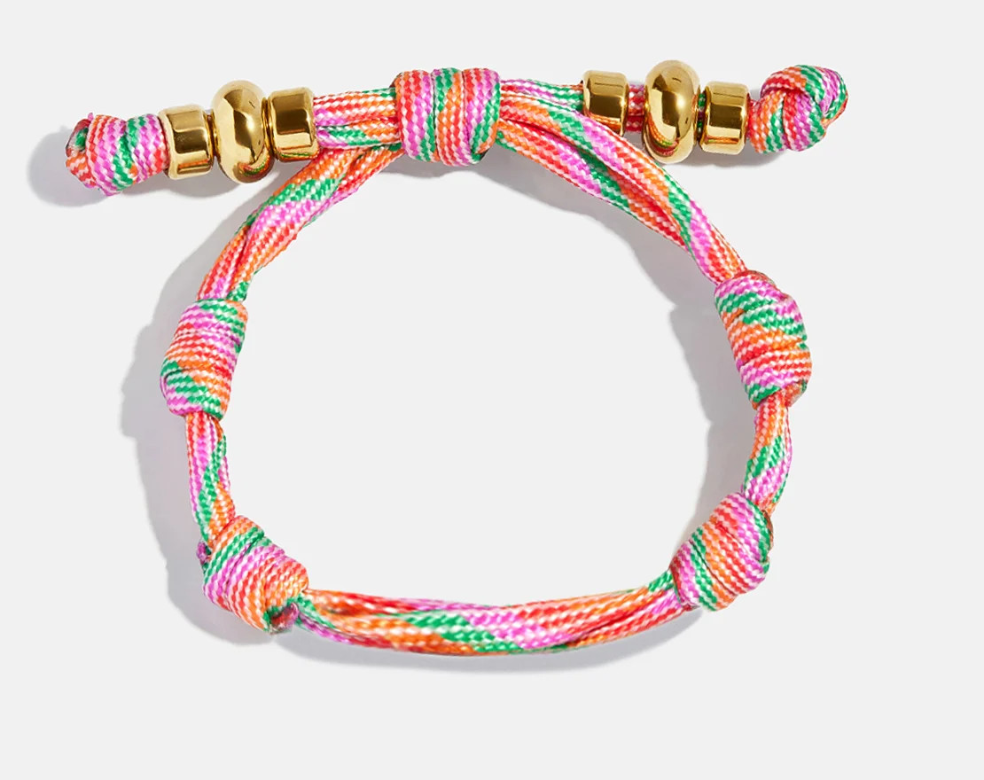 Knotty Initial Custom Bracelet - Bold Multi Double Letters | BaubleBar