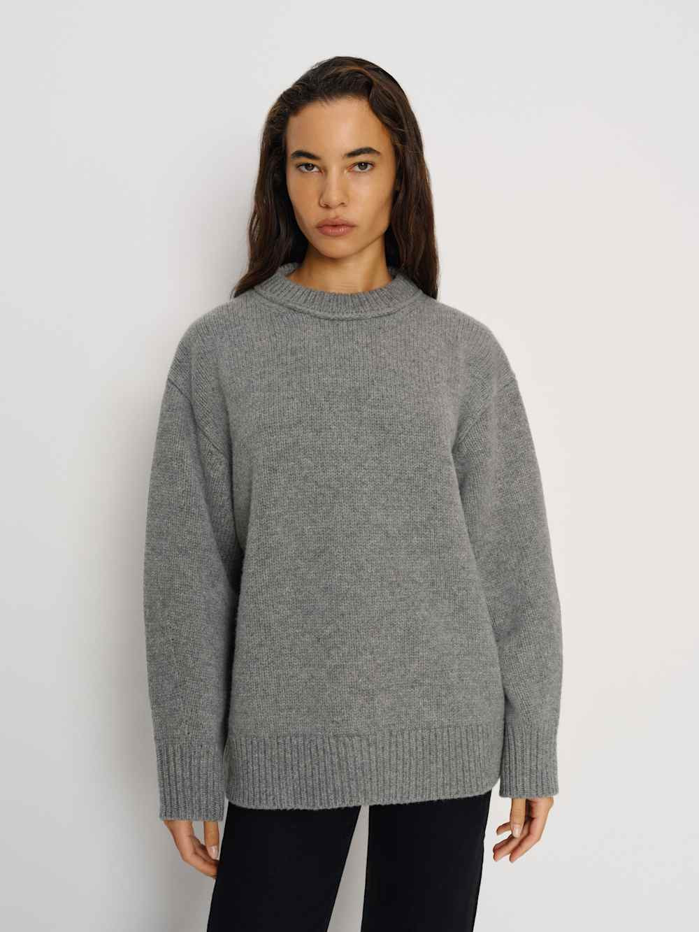 Jo Regenerative Wool Oversized Crew | Reformation (Global)