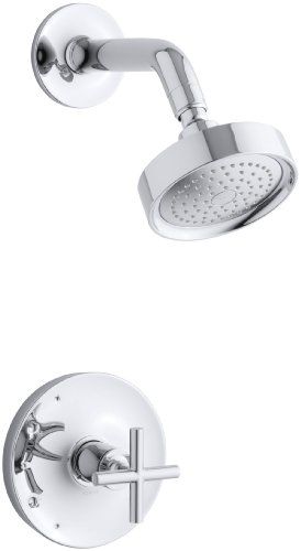 KOHLER K-T14422-3-CP Purist Rite-Temp Pressure-Balancing Shower Faucet Trim, Polished Chrome | Amazon (US)