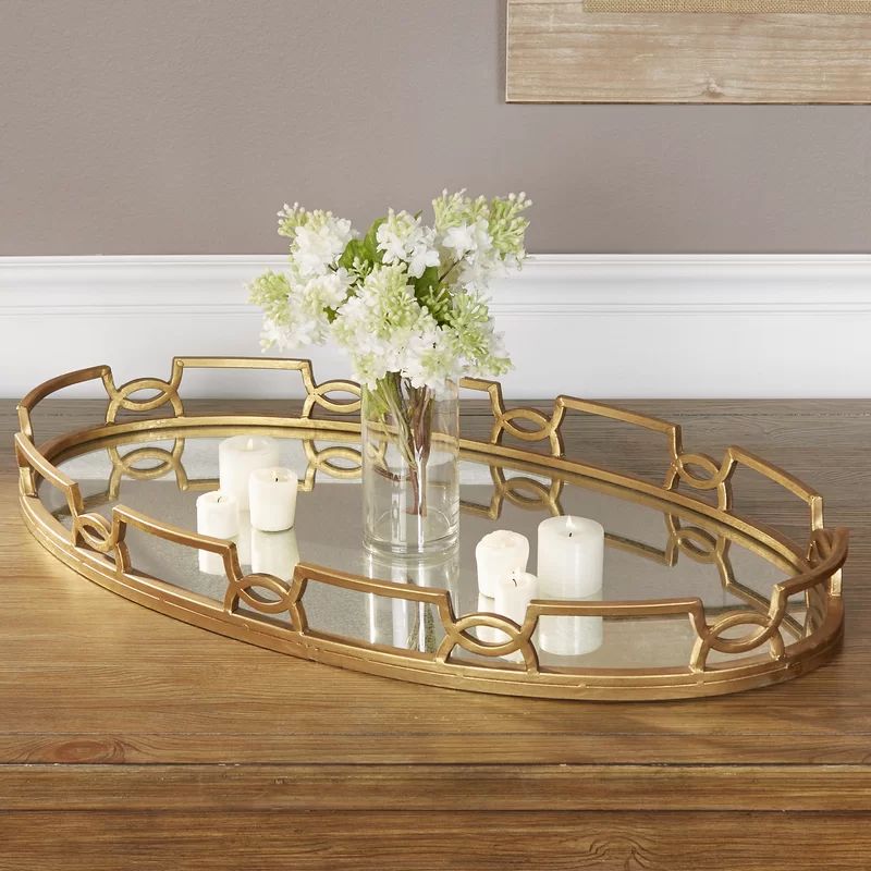 Gold Serving Decorative Tray | Wayfair North America