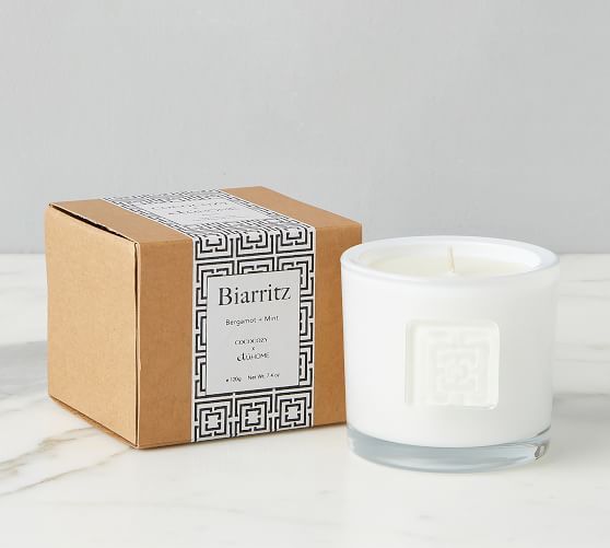 COCOCOZY x etúHOME Ali Scented Glass Candle - Bergamot Mint | Pottery Barn (US)