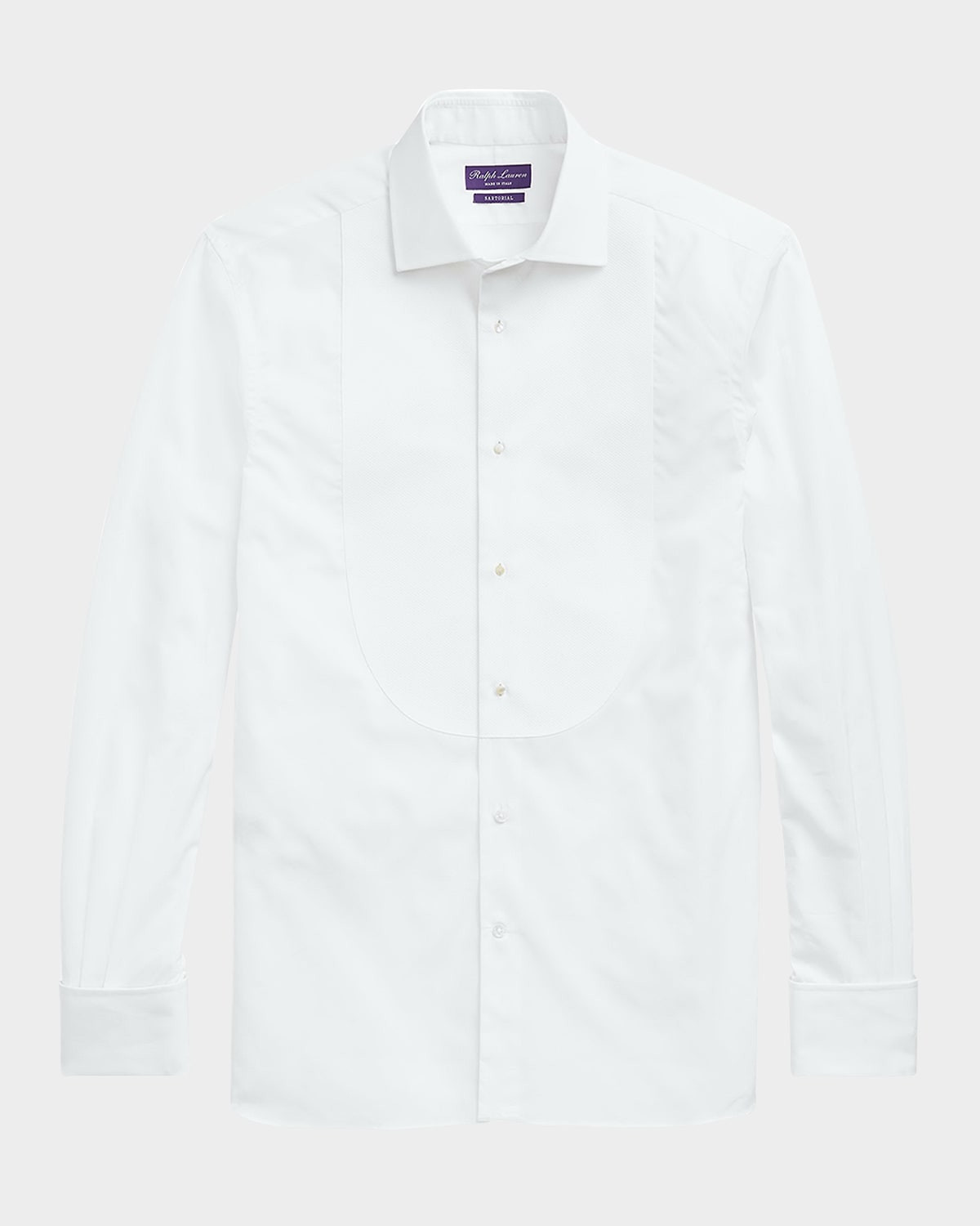 Men's Aston Piqué Bib French Cuff Dress Shirt | Neiman Marcus