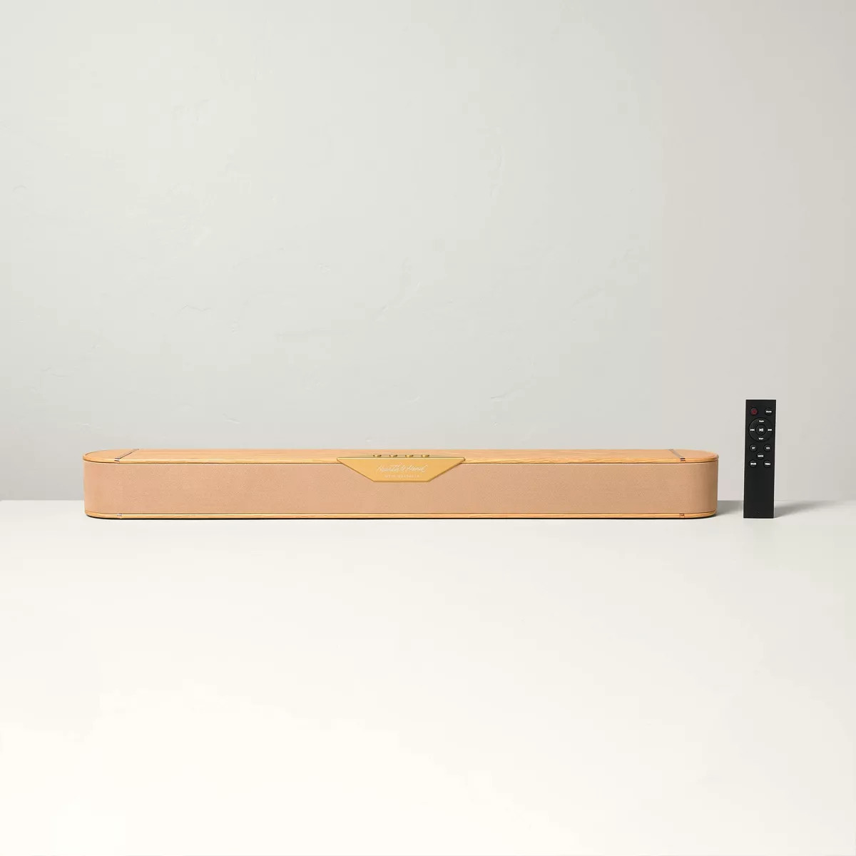 32" Wood & Brass Finish Dolby Digital Soundbar - Hearth & Hand™ with Magnolia | Target