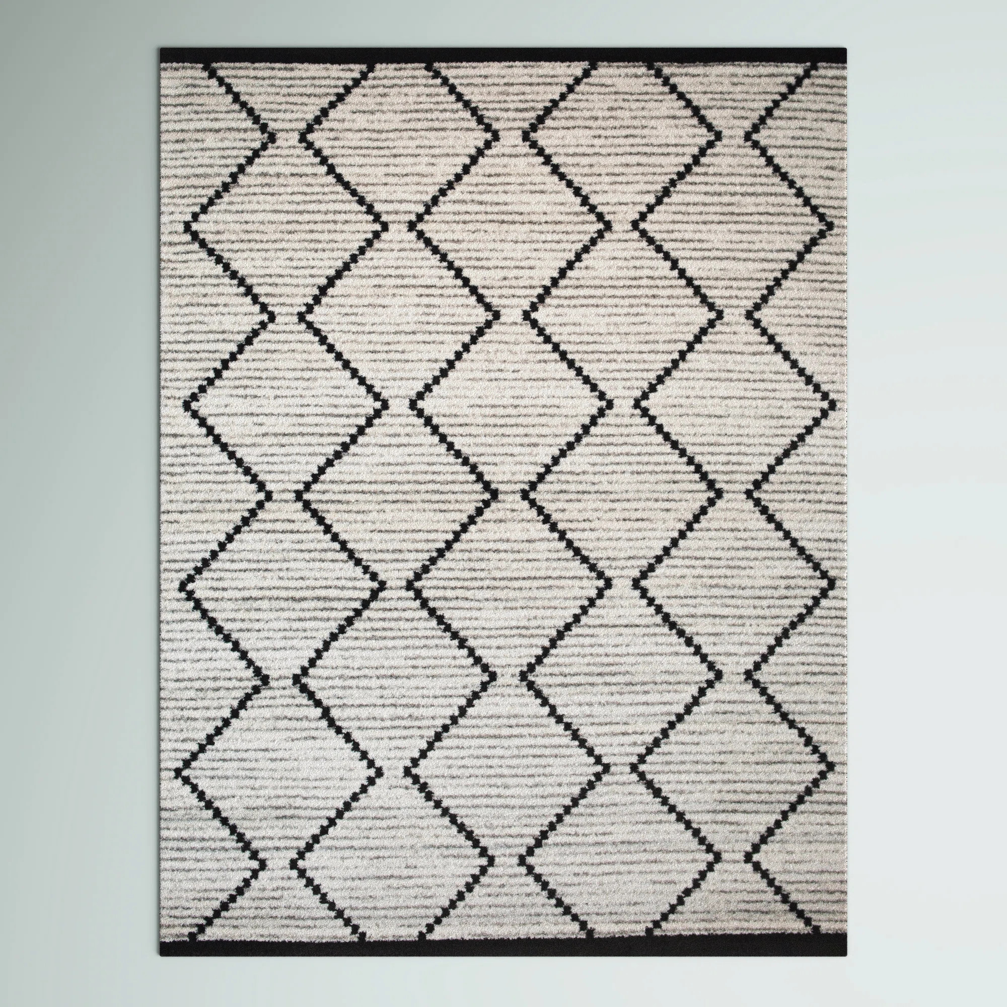 Simone Power Loom Performance Off-White Rug | Wayfair North America