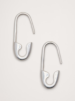 Safety Pin Earrings | Banana Republic (US)