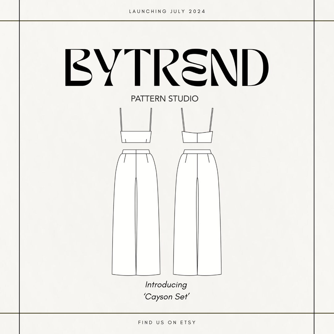 Cayson Pant Set - PDF Digital Sewing - Etsy | Etsy (US)