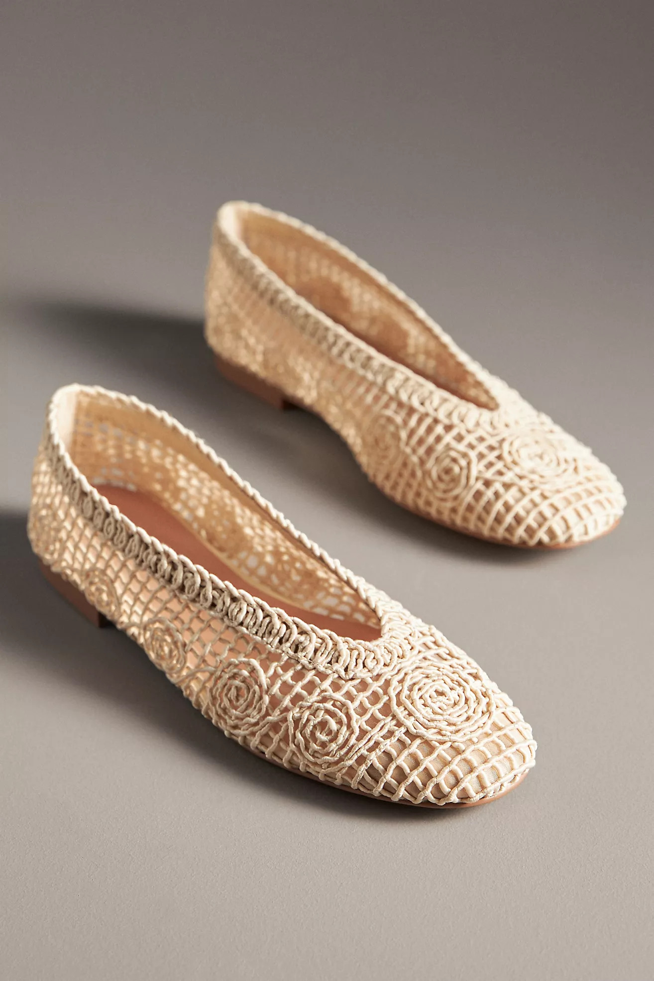 Bibi Lou Macramé Ballet Flats | Anthropologie (US)