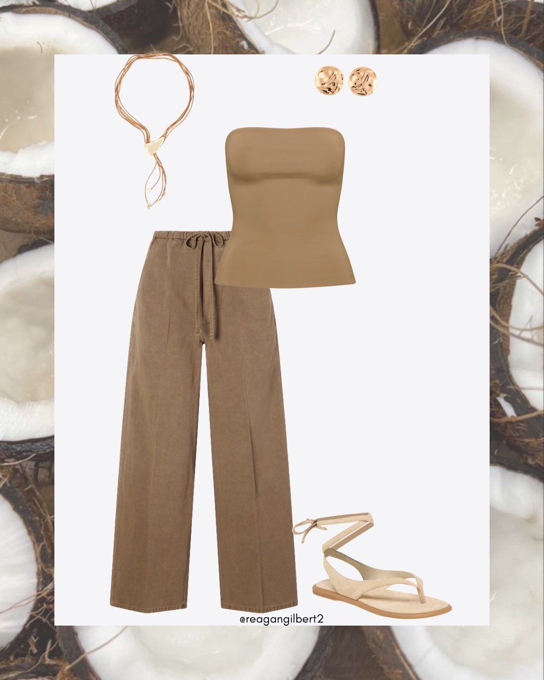 Chocolate brown is the color of the season 🤎 This tone-on-tone look is effortlessly chic with a strapless top and easy pull-on pants for that elevated, minimal vibe you’ll reach for all summer.

The perfect outfit for vacation, travel days, dinner, date night, brunch, shopping, or an effortless everyday look. Comfortable, polished, and easy to dress up with heels or wear casually with sandals.

Loving this rich neutral color palette, lightweight fabrics, and timeless silhouette for a quiet luxury-inspired wardrobe.

#LTKStyle #LTKSummer #BrownOutfit #NeutralStyle #QuietLuxury #VacationOutfit #TravelStyle #ResortWear #CapsuleWardrobe #SummerFashion #EffortlessStyle #MinimalStyle #LuxuryStyle #DinnerOutfit #EverydayStyle #ChicStyle #ElevatedBasics #OutfitInspiration #CoastalStyle #WearOnRepeat

#LTKgrwm #LTKootd #LTKSeasonal