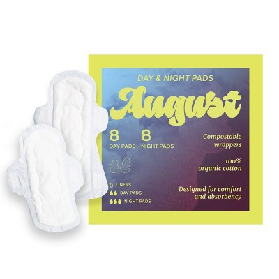 Its August Organic Day and Night Pads - 16pk | Target