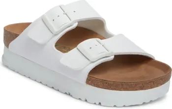 Arizona Platform Slide Sandal (Women) White Sandals White Slides White Slide Sandals 2024 | Nordstrom