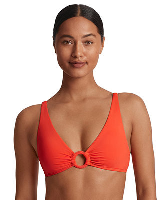 Lauren Ralph Lauren Women's Macrame-Ring Bikini Top - Macy's | Macy's