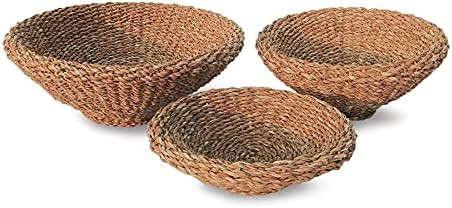 Napa Home Accents Collection-Seagrass Shallow Tapered Baskets , Set of 3 | Amazon (US)