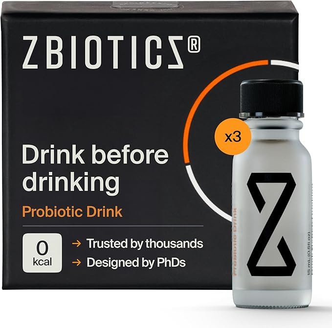 ZBiotics — Feel Better After Drinking, Wake Up Refreshed, Science-Backed, Patented Probiotic fo... | Amazon (US)