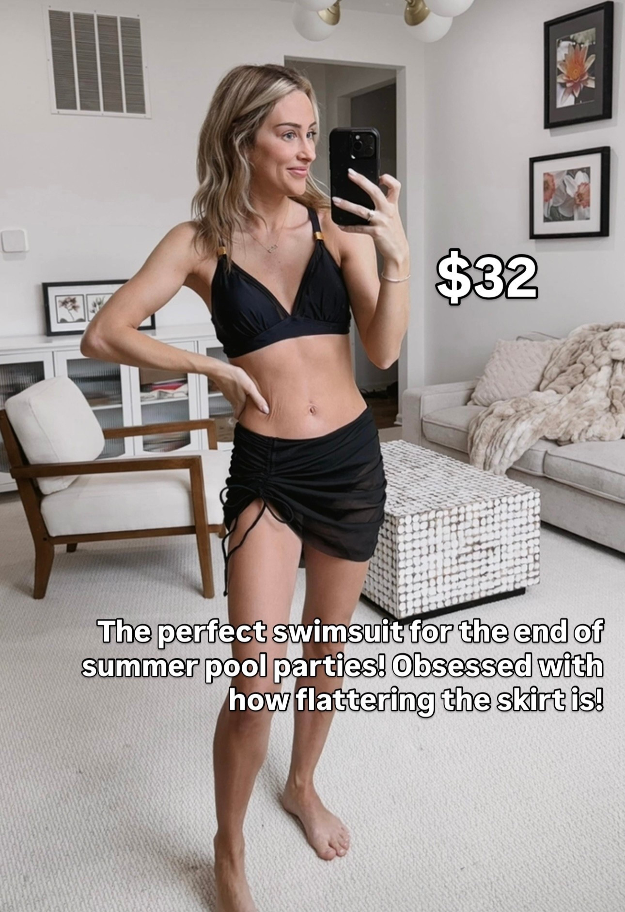 The perfect swimsuit for those end of summer pool parties! Loving how flattering the skirt is!

#Walmart #WalmartPartner #WalmartFinds 

#LTKStyleTip #LTKBeauty #LTKSaleAlert